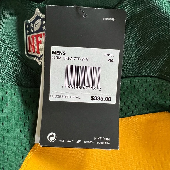 Nike elite Aaron Rodgers throwback Green Bay packers jersey - Picture 4 of 7